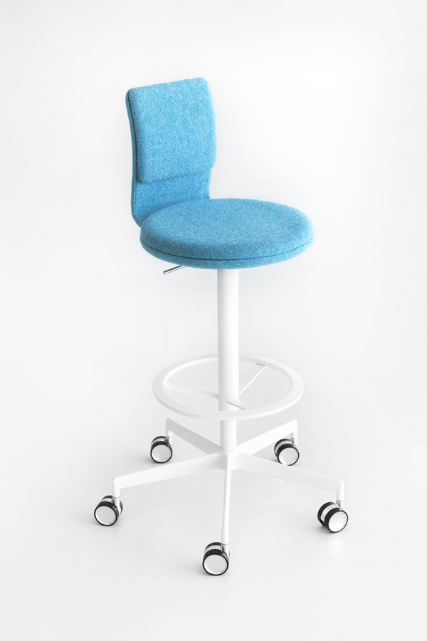 Tabouret de bureau polyvalent et ergonomique - design et réglable