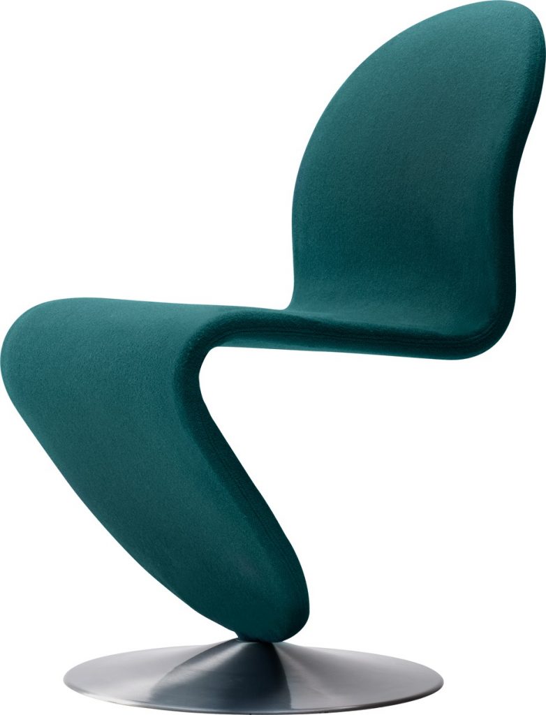 chaise system 123 dining vert bouteille