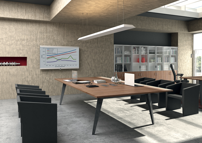 Grande table de travail gamme de bureau VENICE