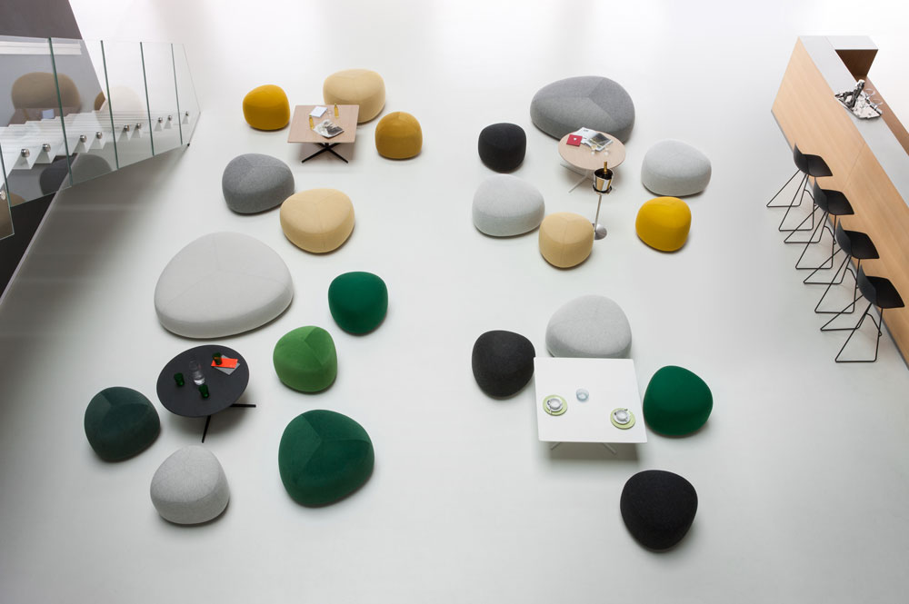 Poufs de coworking KIP