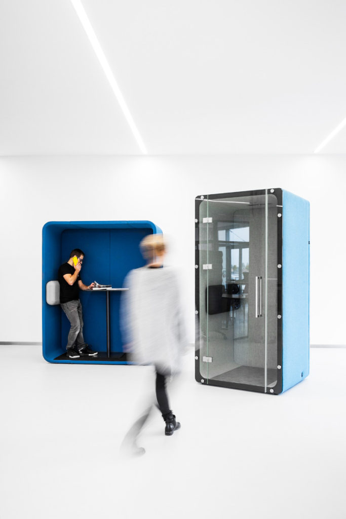 Cabine téléphonique acoustique pour le bureau