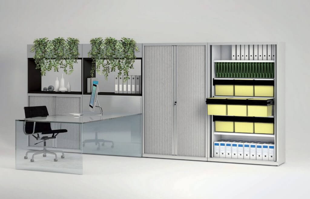 Armoire design avec jardinière décorative