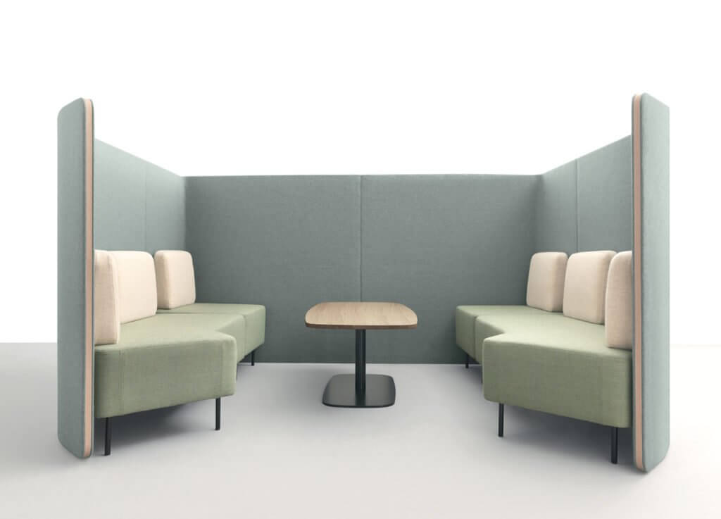 Grande banquette acoustique design BULLE