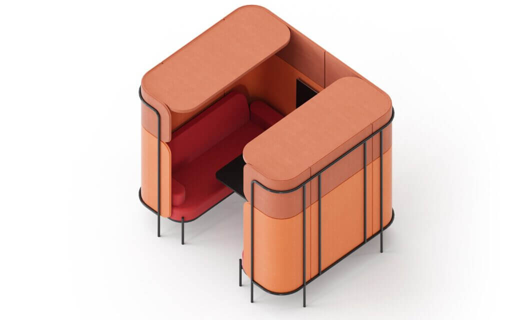 Alcôve de réunion acoustique modulable PARAVENT