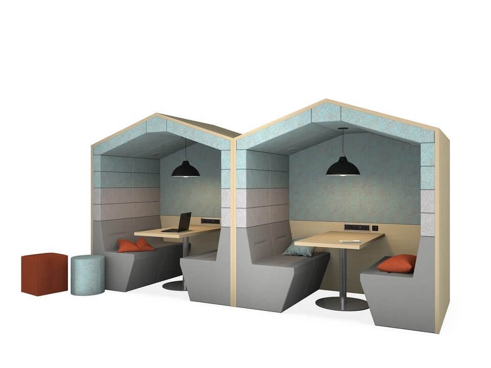 Box de coworking pour créer des espaces de réunion design et inspirants