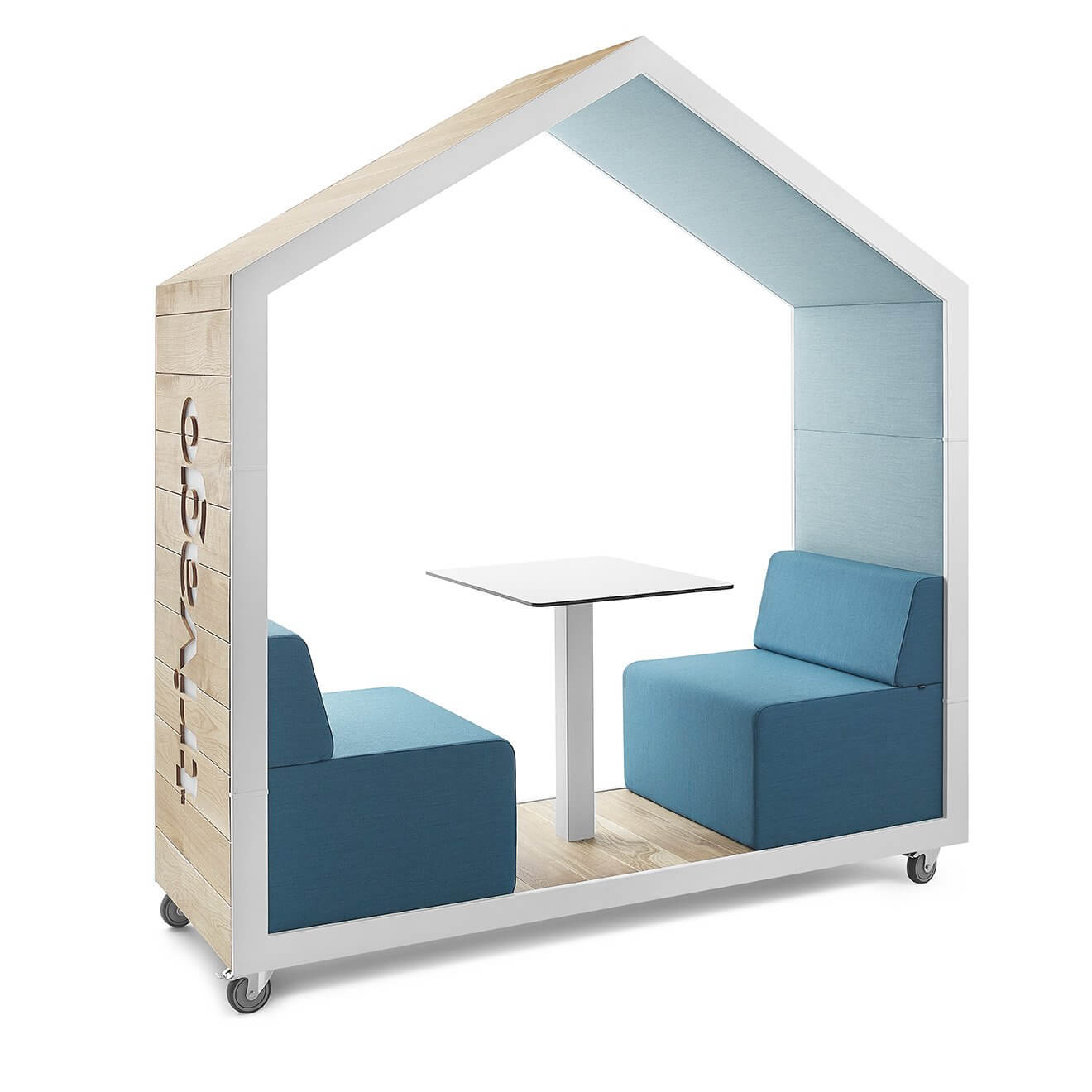 Mobilier de coworking modulable et design CAHUTE.