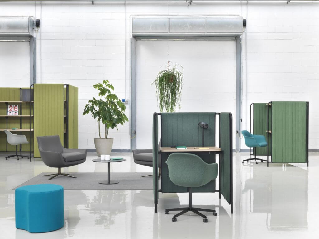 Bureau Acoustique Mobile Paravent Pour Les Open Spaces Modulables