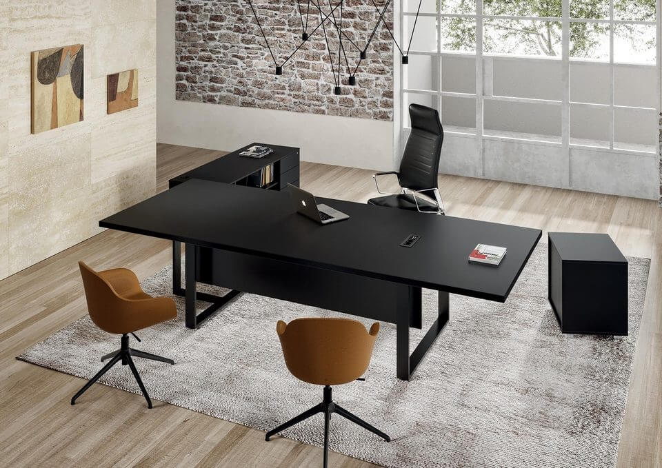 Bureau de direction design coloris noir