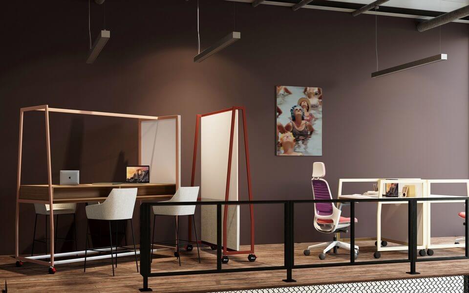 Mobilier de bureau modulable design MOB