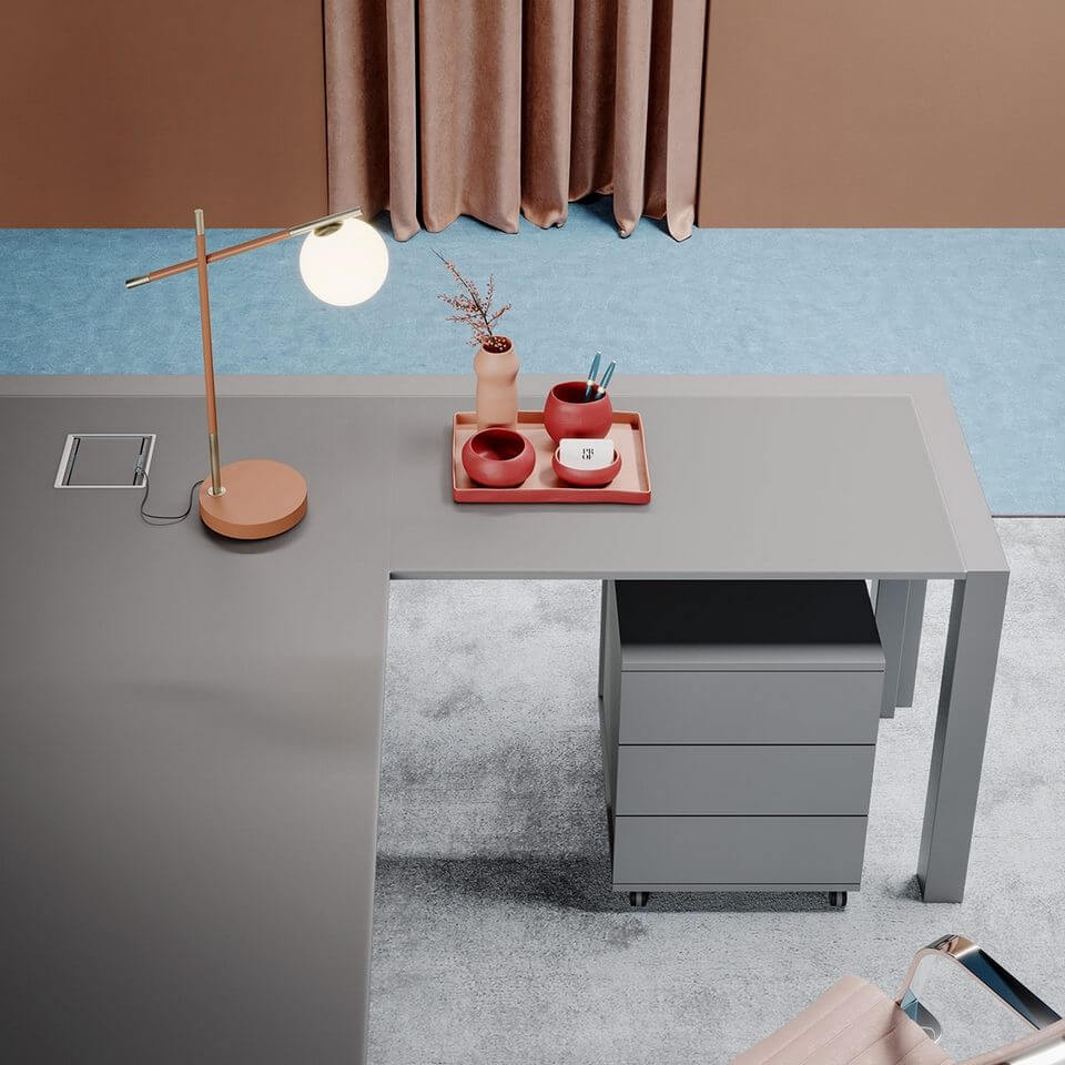 Bureau de direction design avec retour TAO