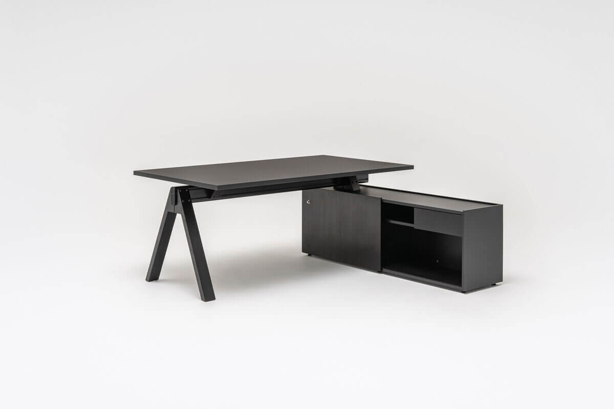 Bureau de direction design noir avec retour VIBE