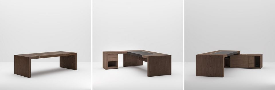 Bureau de direction design en bois