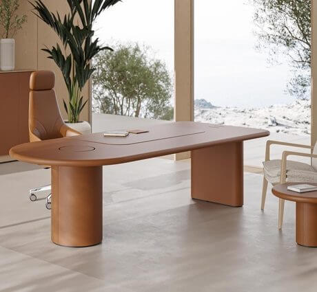 Bureau de direction arrondi DEA
