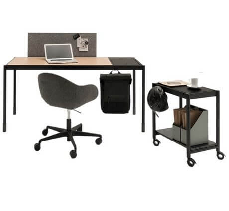 Bureau nomade design FLUIDE