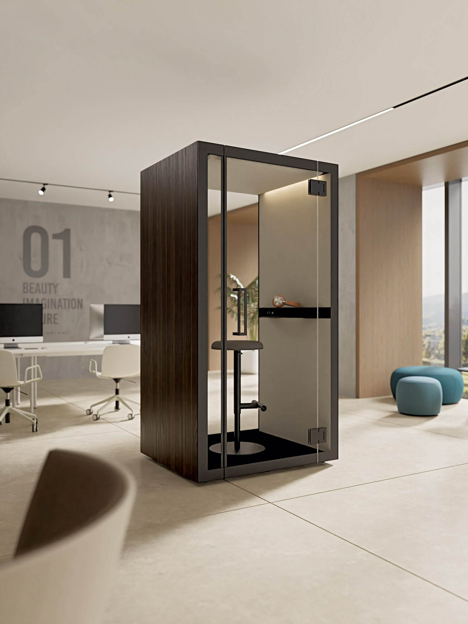 Cabine acoustique de bureau FANTOM