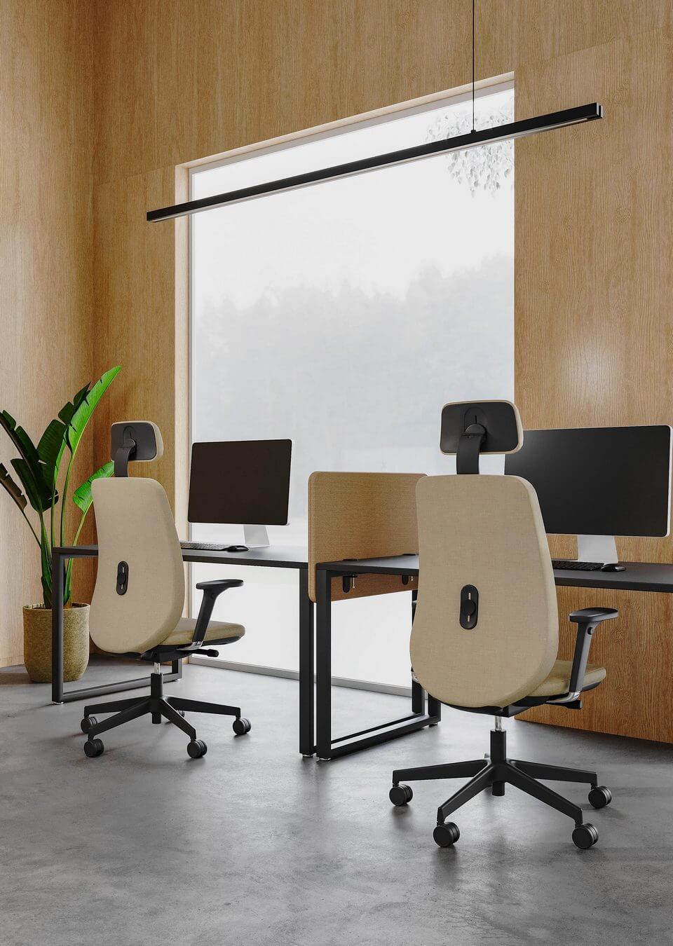 Chaise de travail ergonomique pour les bureaux