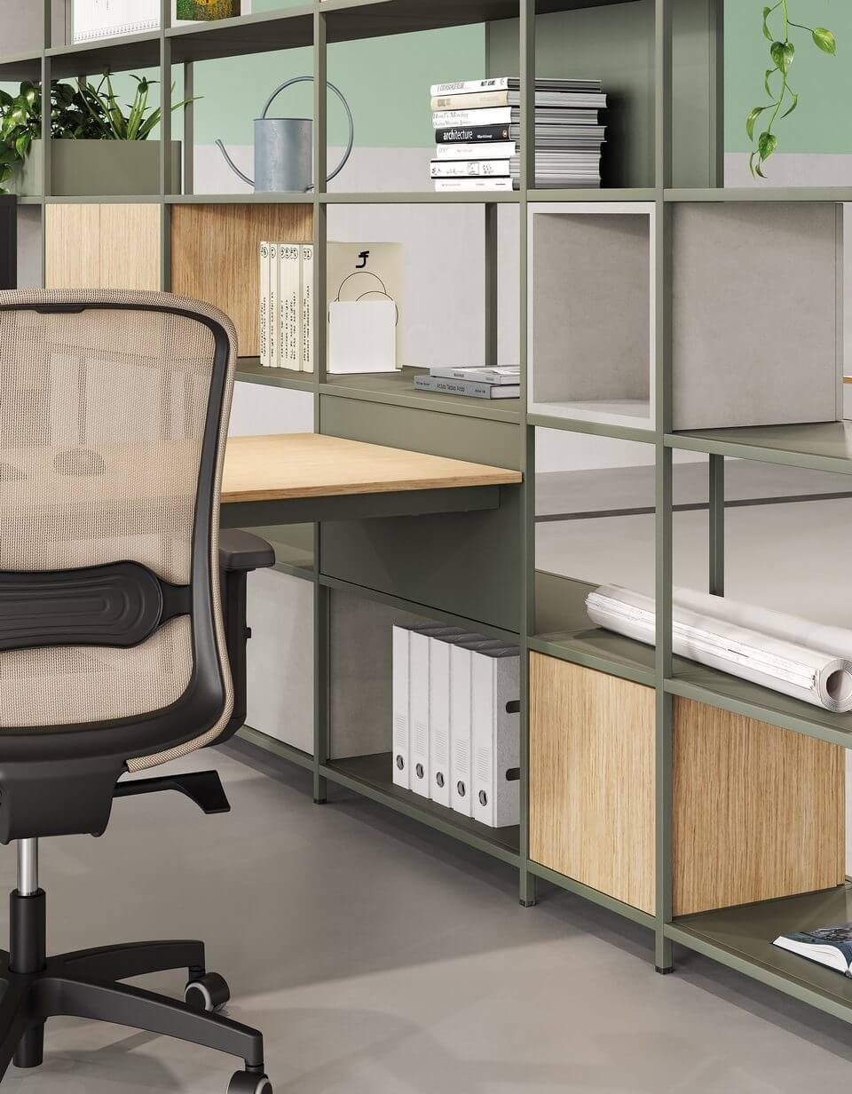 Le fauteuil de bureau TAKK dipose de tous les réglages ergonomiques