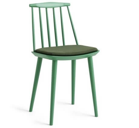 Chaise de restaurant design coloris vert d'eau J-SERIES