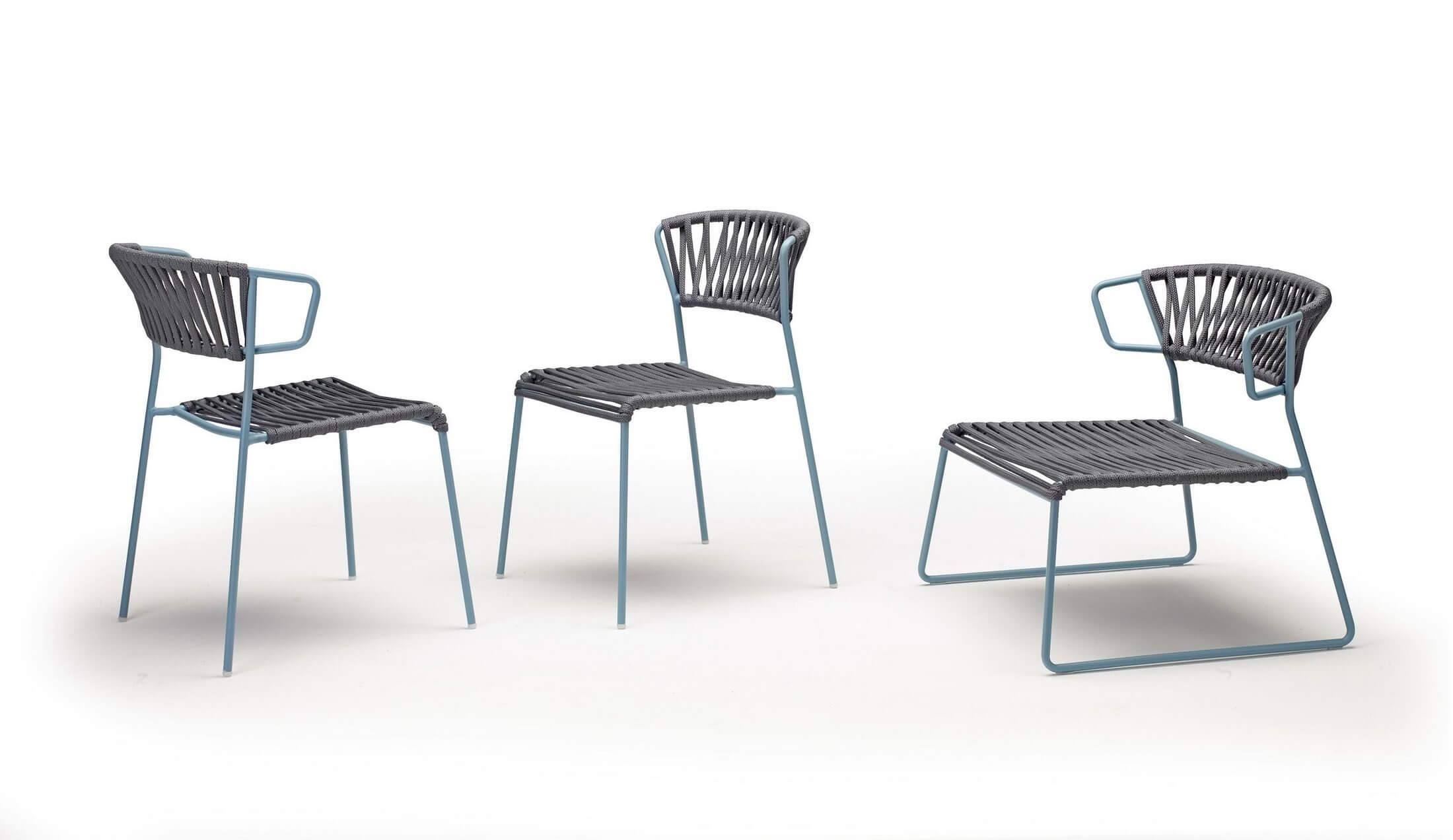 Chaise de terrasse légère et empilable NAUTIQUE