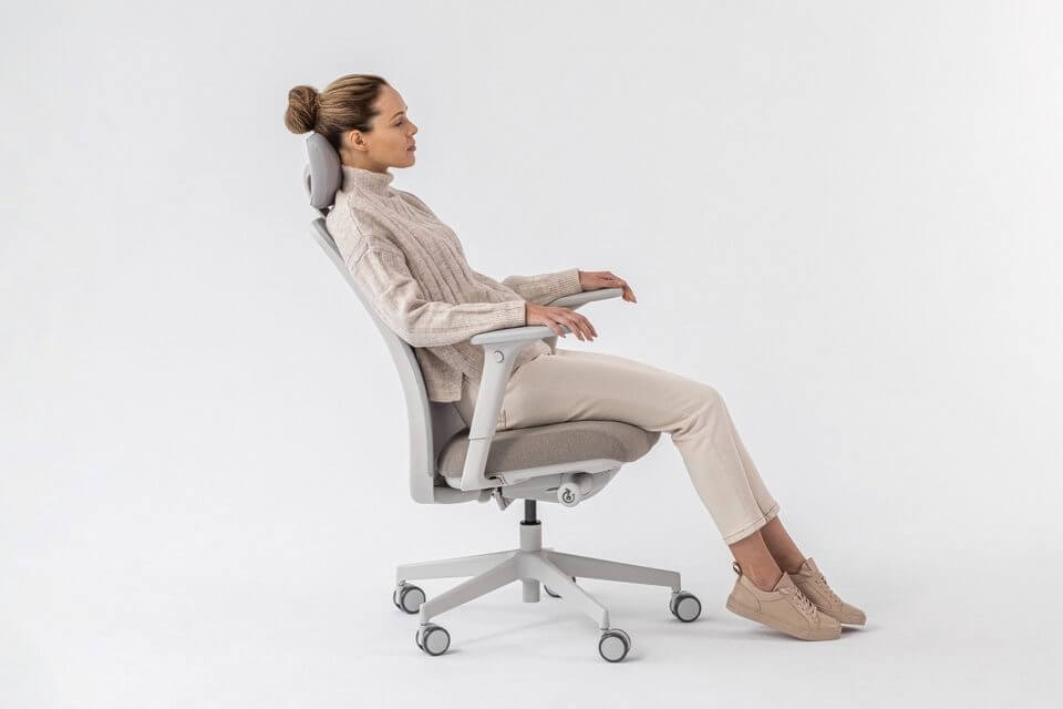 Chaise de bureau avec tous les réglages ergonomiques