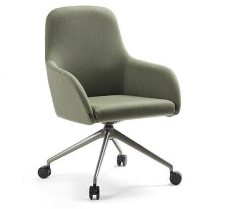 Fauteuil de réunion pour direction HAN avec dossier haut.