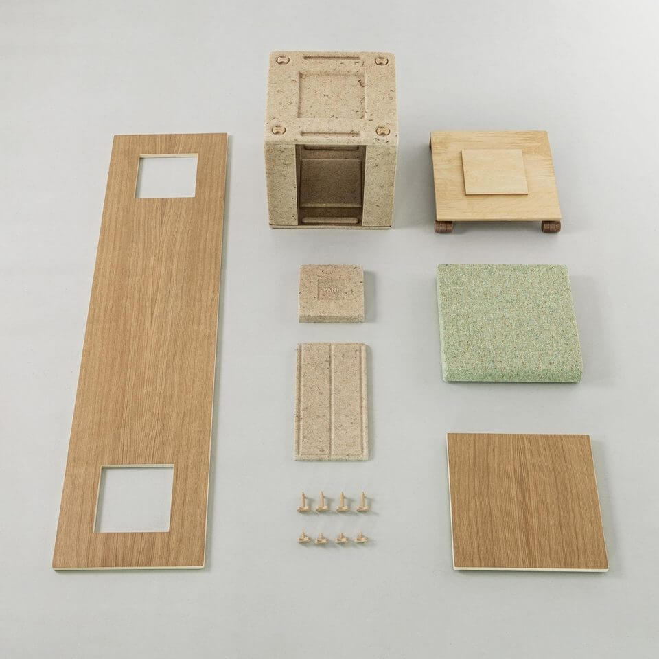 Cubes modulable pour créer des meubles soi même