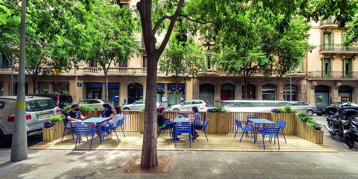 Eco-parklet urbain