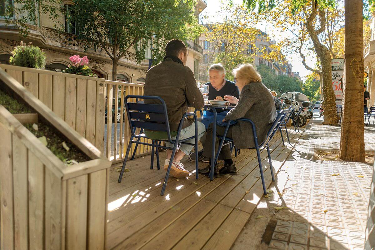 Eco-parklet à la ville