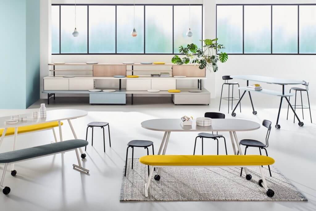Gradins de réunion coworking ARENA