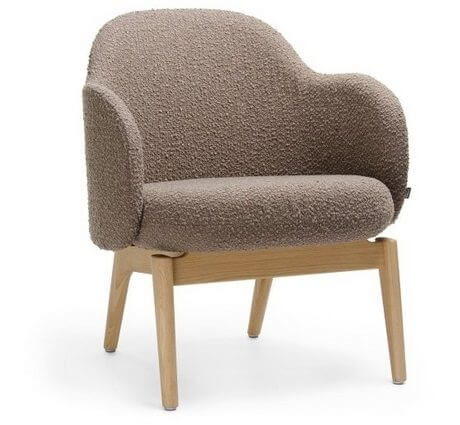 Fauteuil design lounge pour les espaces d'accueil et d'attente des hôtels