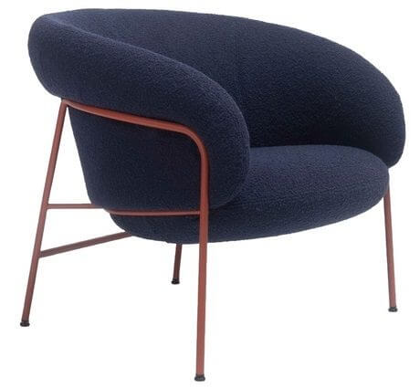 Fauteuil design enveloppant pour les espaces d'accueil haut de gamme