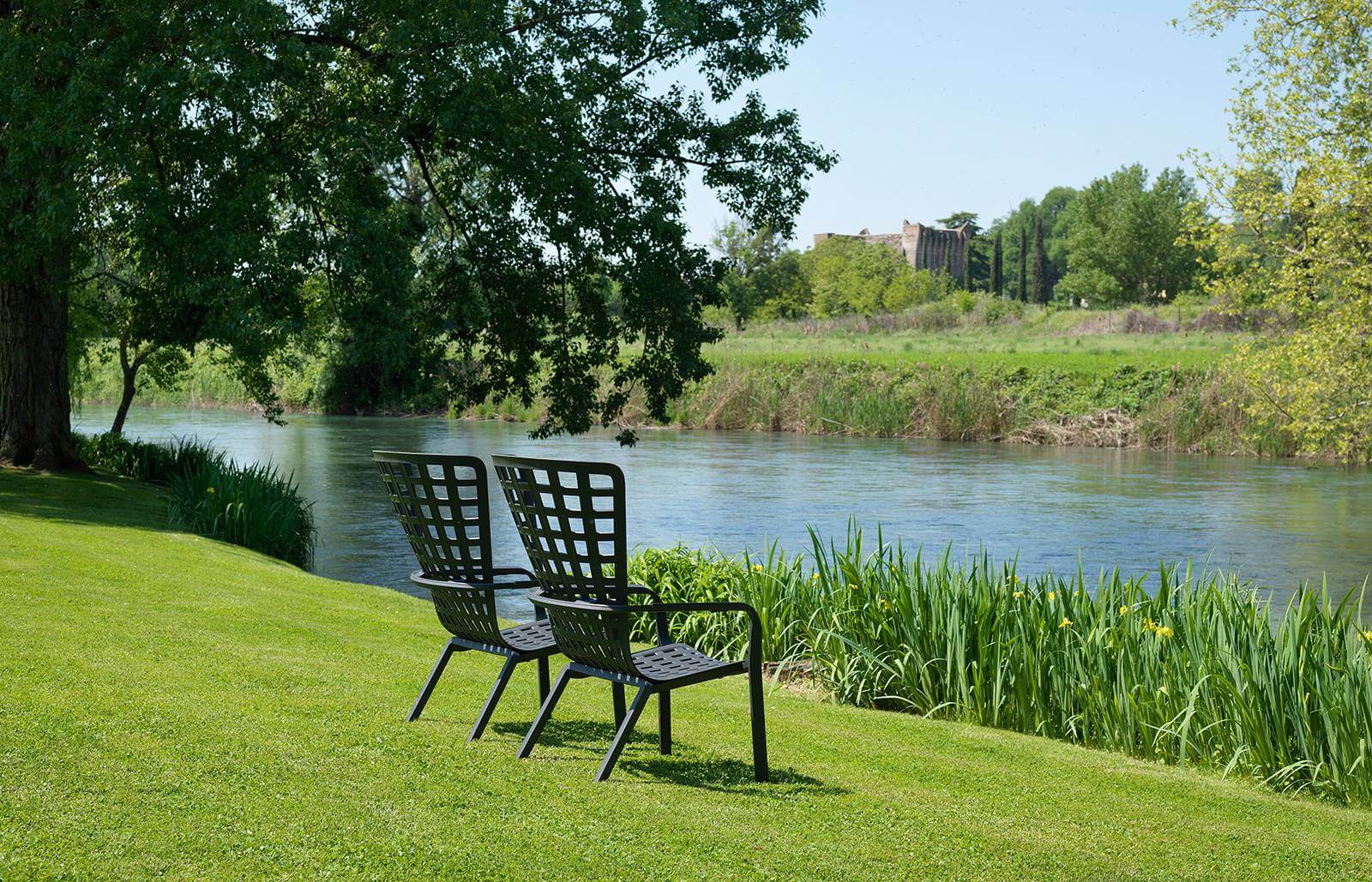 Fauteuil outdoor confortable pour hôtel et restaurant FOLIO