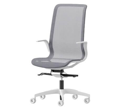 Fauteuil de direction blanc JODIE
