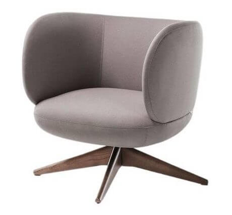 Fauteuil lounge BETTY pour accueil des entreprises