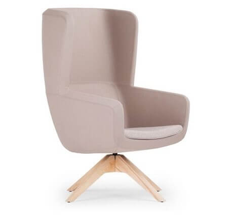 Fauteuil lounge pivotant