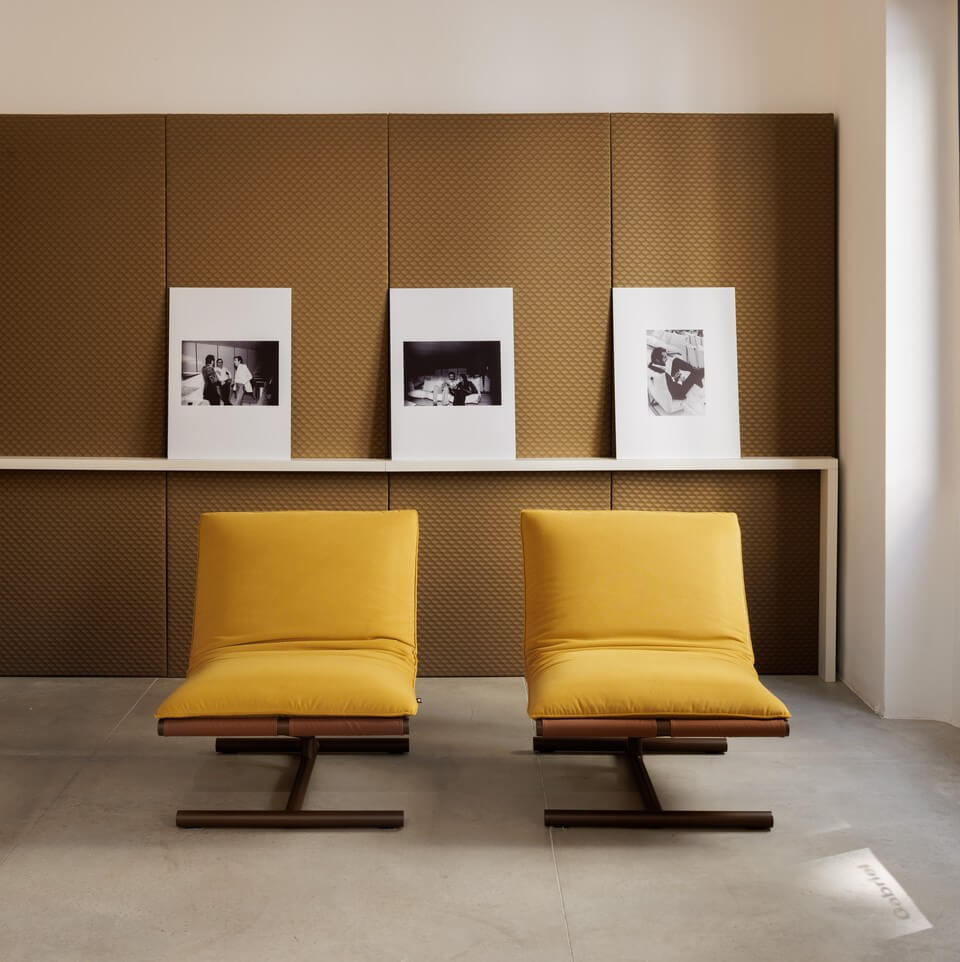 Fauteuil FARFALLA en tissu haut de gamme pour aménagement professionnel