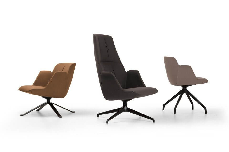 Fauteuil design dossier haut AVI