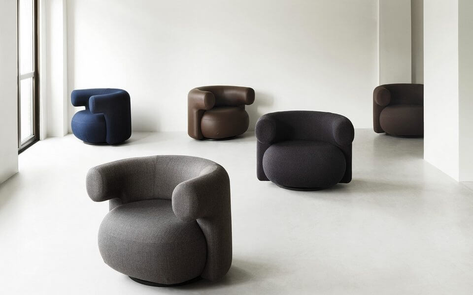 BURRA est un fauteuil pour les espaces lounge haut de gamme