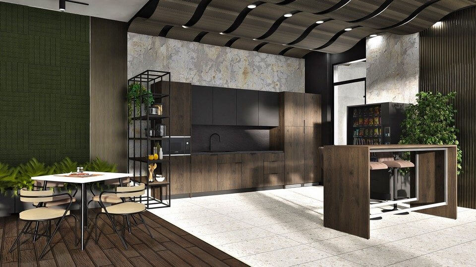 Solution ENCAS installée dans un espace de coworking contemporain