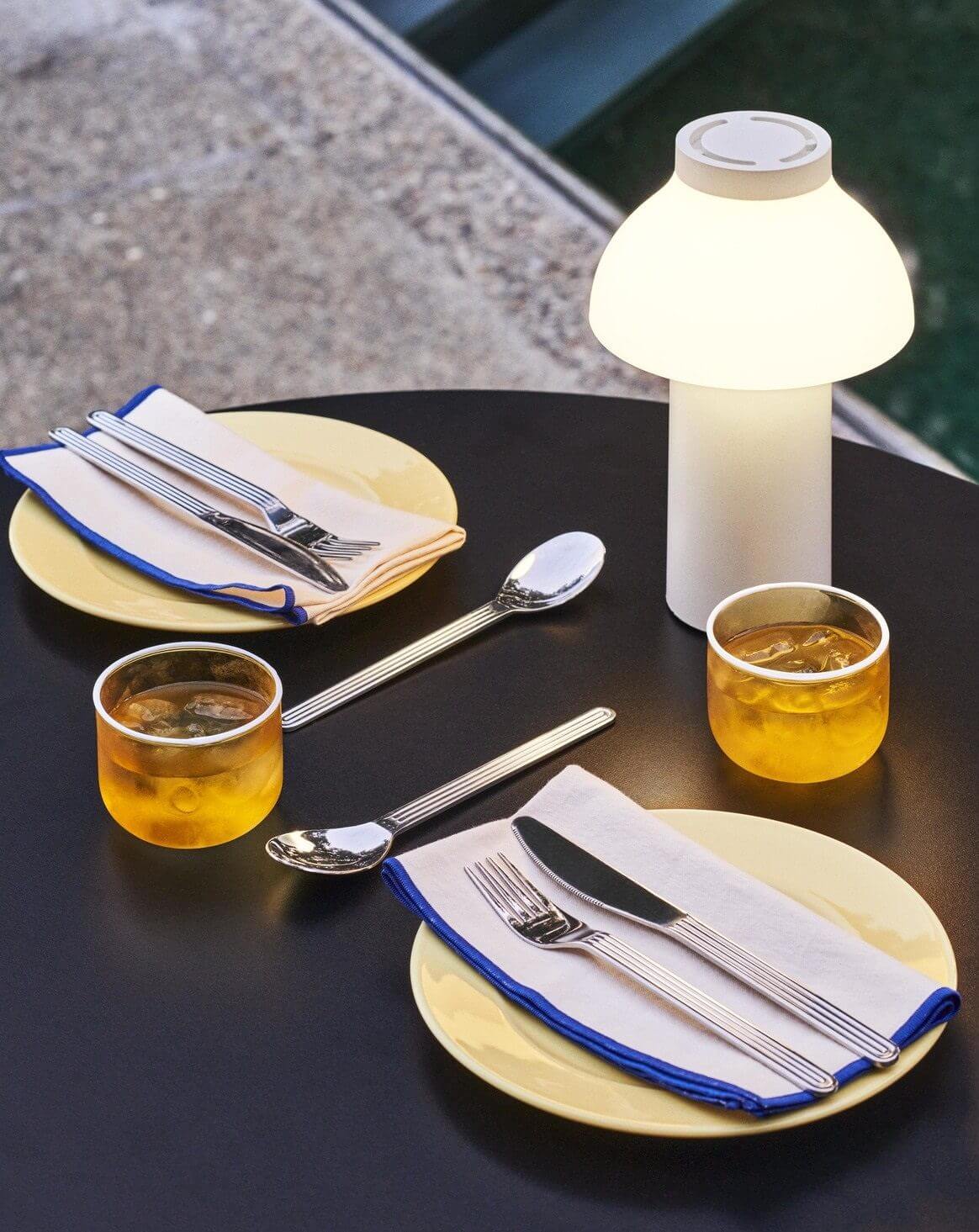 Lampe de table rechargeable pour restaurant PC