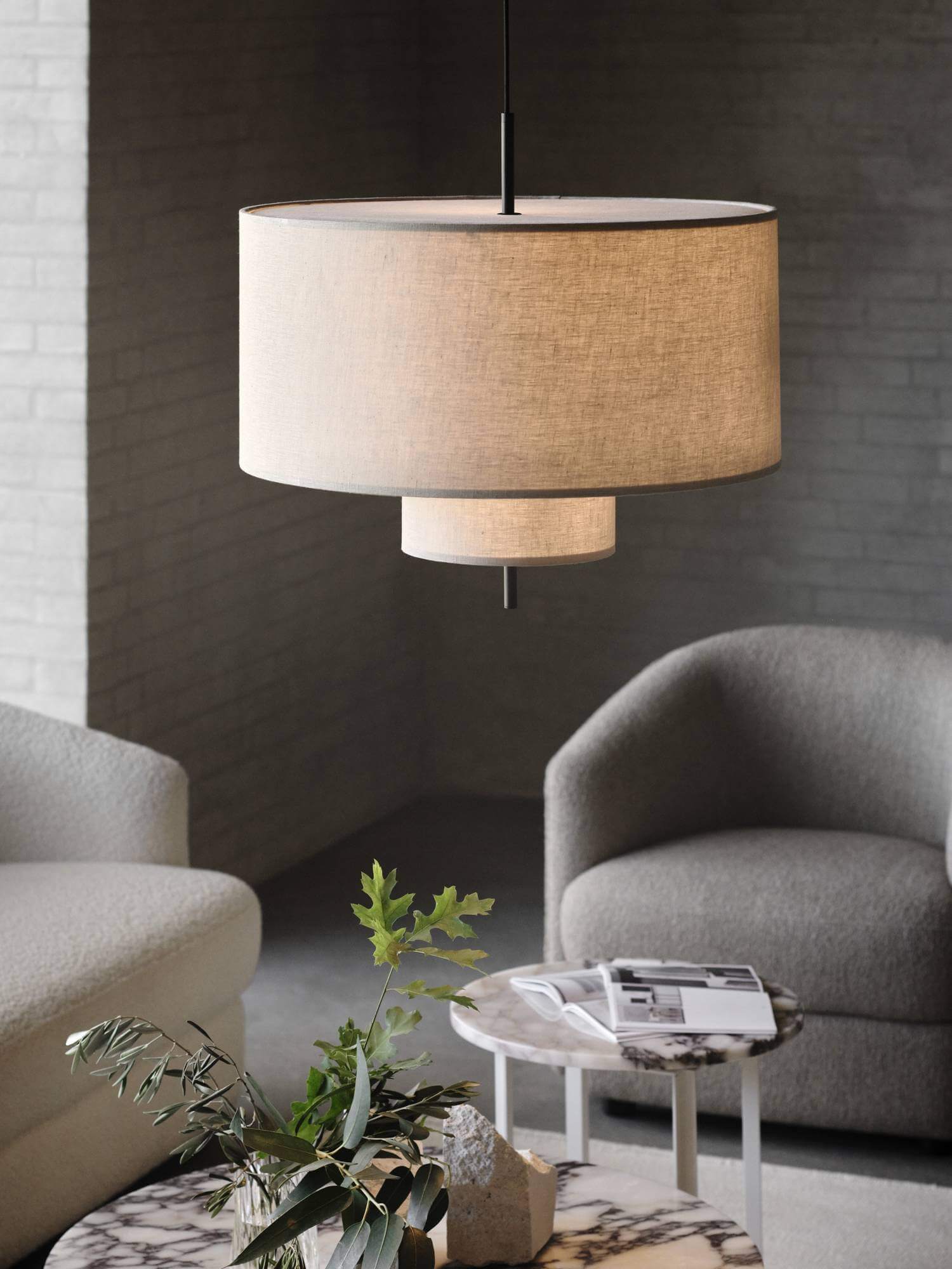 Lampe suspendue pour hôtel design MARGIN