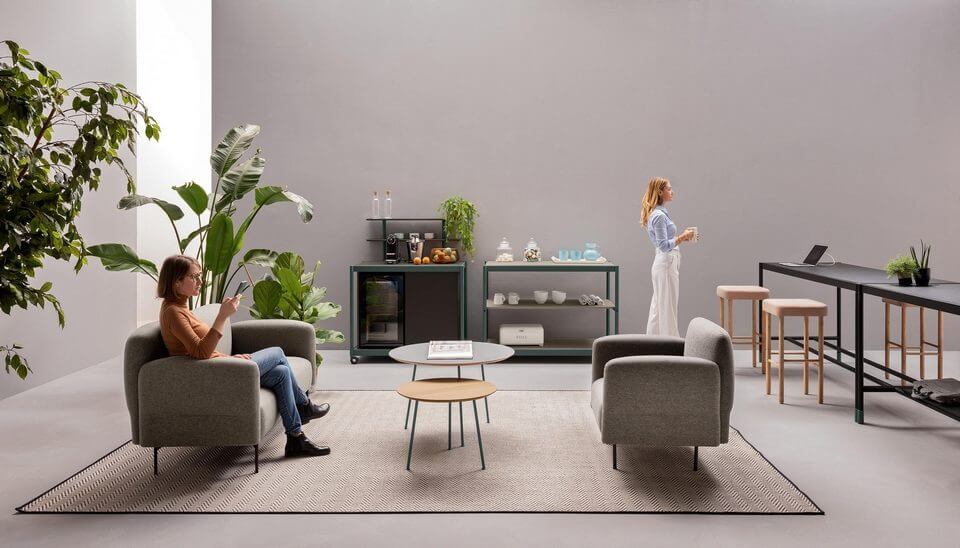 Meuble cafétéria design pour créer des corners design et détente