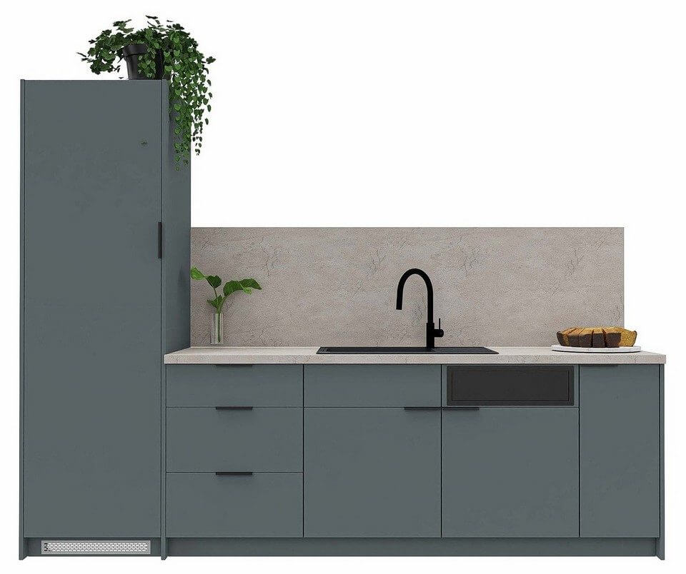 Meuble compact avec coin cuisine intégré pour open space