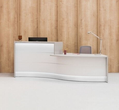 Mobilier d'accueil design pour les entreprises.