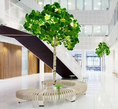 Luminaire acoustique design ARBRE