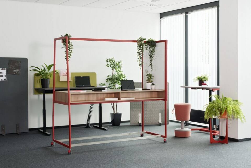 Mobilier de bureau flexible MOB