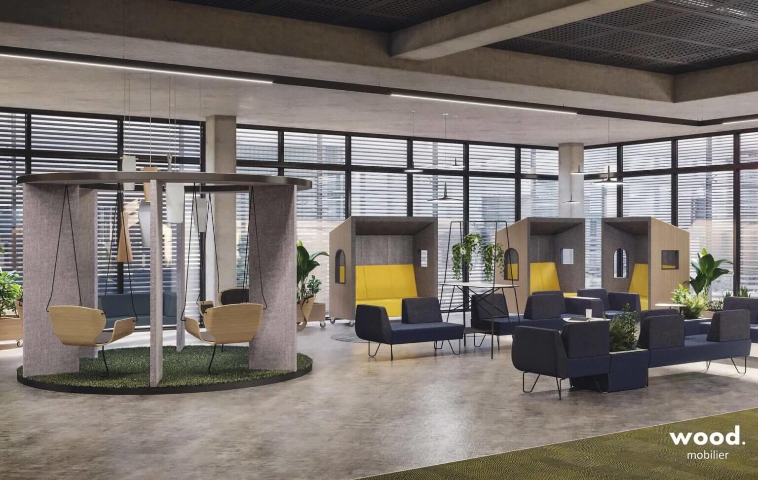 Aménagement d'espace de coworking, générateur de bonnes ondes