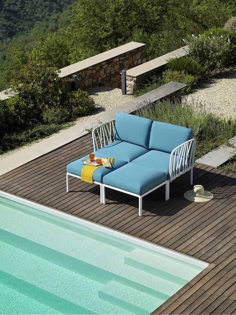 Mobilier design lounge pour terrasse d'hôtel KOMODO