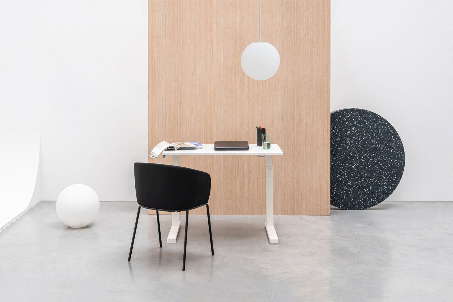 Bureau Petit Format Pliable Avec Reglage En Hauteur Ergonomique