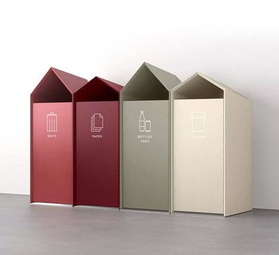 Poubelles de tri